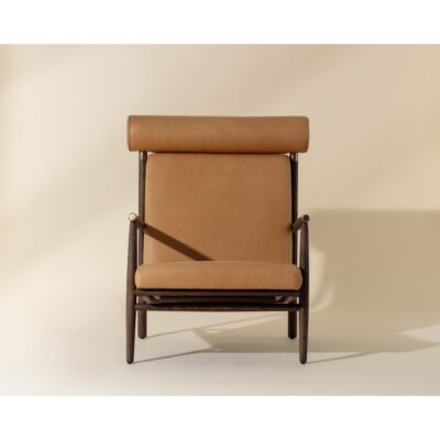 Alternative view of Biko Lounge Chair - Sahara Camel Leather