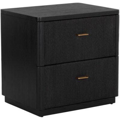 Alternative view of Etienne Nightstand - Black