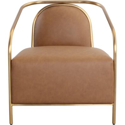 Alternative view of Cicero Lounge Chair - Milliken Cognac