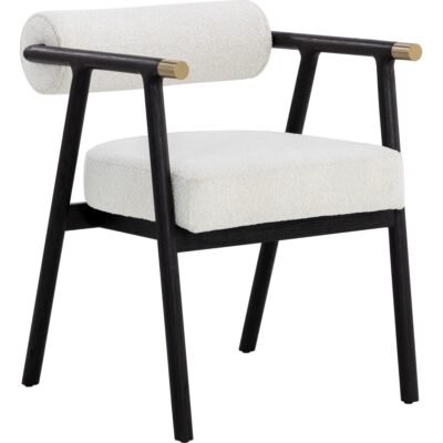 Sova Dining Armchair - Black - Copenhagen White
