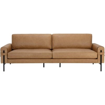Alternative view of Camus Sofa - Ludlow Sesame Leather