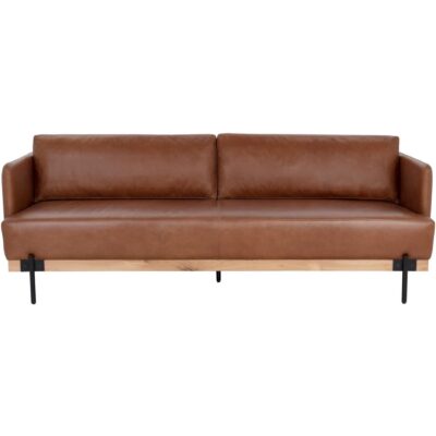 Alternative view of Saul Sofa - Shalimar Tobacco Leather