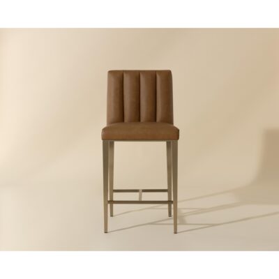 Alternative view of Wilbur Counter Stool - Milliken Cognac