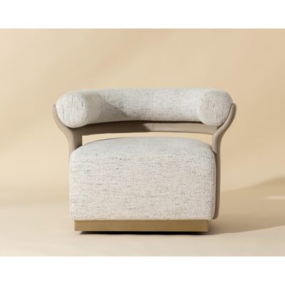 Alternative view of Olida Swivel Lounge Chair - Hailey Moon / Napa Beige
