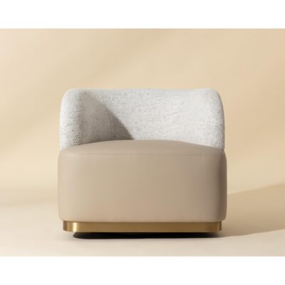 Alternative view of Brinda Swivel Lounge Chair - Napa Beige / Hailey Moon