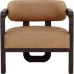Madrone Lounge Chair - Brown - Ludlow Sesame Leather - Image 2