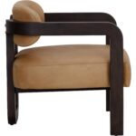 Madrone Lounge Chair - Brown - Ludlow Sesame Leather - Image 3