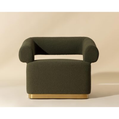 Alternative view of Aggie Swivel Lounge Chair - Copenhagen Olive