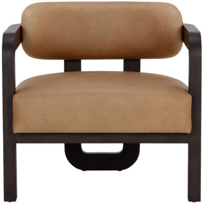 Alternative view of Madrone Lounge Chair - Brown - Ludlow Sesame Leather