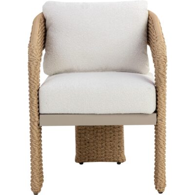 Alternative view of Pylos Dining Armchair - Natural / Louis Cream