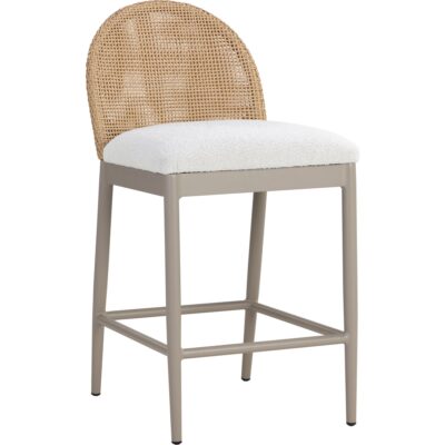 Calandri Counter Stool - Greige - Louis Cream
