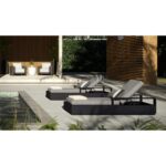 Tavira Lounger - Charcoal - Lanikai Salt And Pepper - Image 10