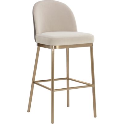 Lavania Barstool - Meg Taupe / Porcini Taupe