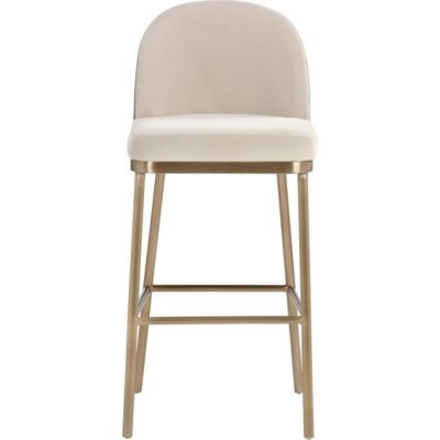 Alternative view of Lavania Barstool - Meg Taupe / Porcini Taupe