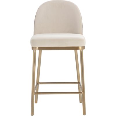 Alternative view of Lavania Counter Stool - Meg Taupe / Porcini Taupe