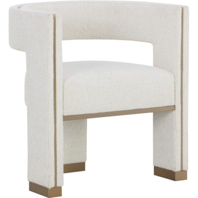 Adamina Dining Armchair - Rhea Light Barley