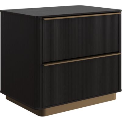 Kalla Nightstand - Charcoal