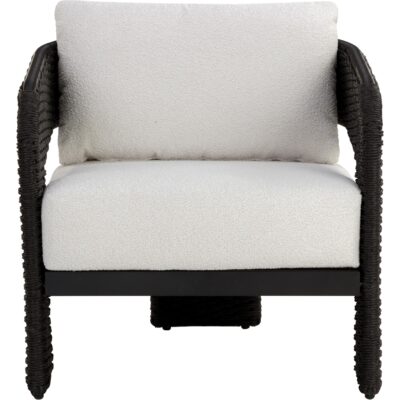 Alternative view of Pylos Dining Armchair - Black / Louis Cream