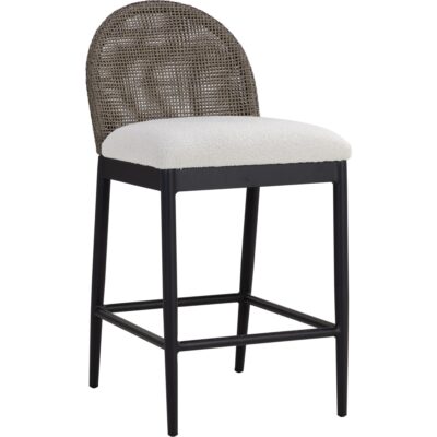 Calandri Counter Stool - Black - Louis Cream