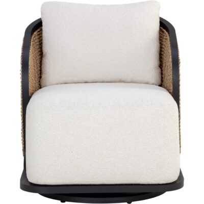 Alternative view of Bora Swivel Lounge Chair - Louis Cream