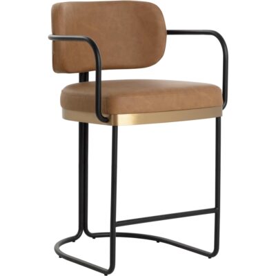 Jalen Counter Stool - Milliken Cognac