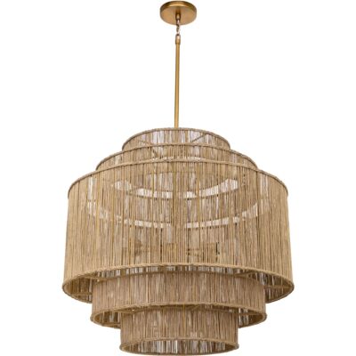 Alyssa Chandelier - Natural Jute