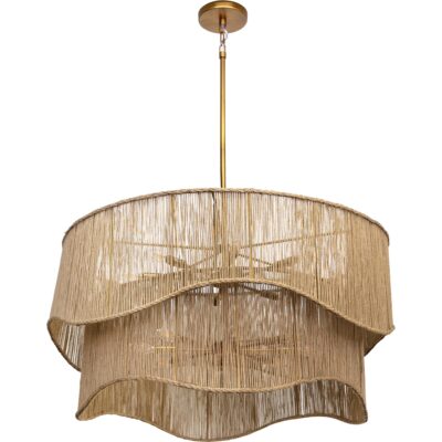 Rhine Chandelier - Natural Jute