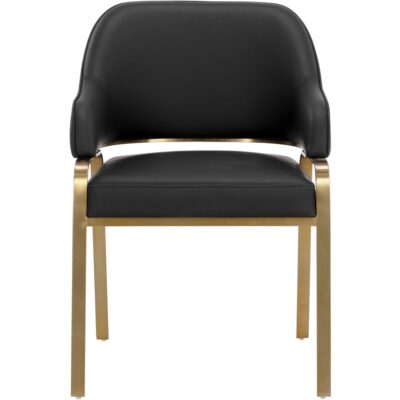 Alternative view of Malachi Dining Armchair - Cantina Black