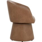 Etta Swivel Dining Armchair - Copley Cognac - Image 3