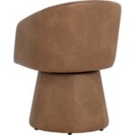 Etta Swivel Dining Armchair - Copley Cognac - Image 4