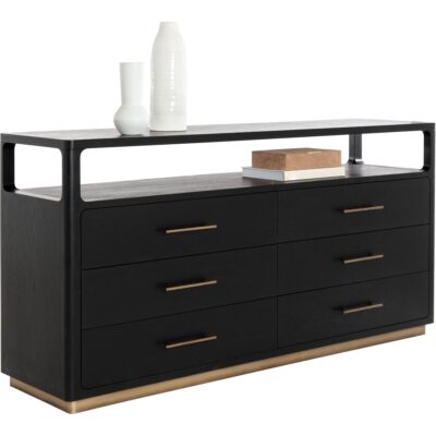 Alternative view of Danette Dresser - Black