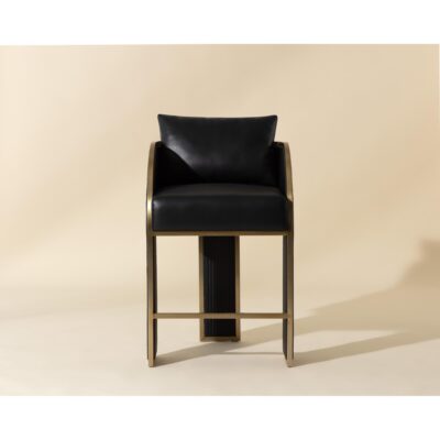 Alternative view of Baz Counter Stool - Napa Black