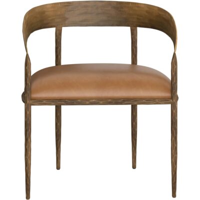 Alternative view of Zanatta Dining Armchair - Tan Leather