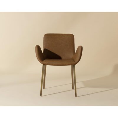 Alternative view of Lucano Dining Armchair - Milliken Cognac