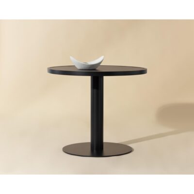 Alternative view of Merano Bistro Table - Round - Black - 36"
