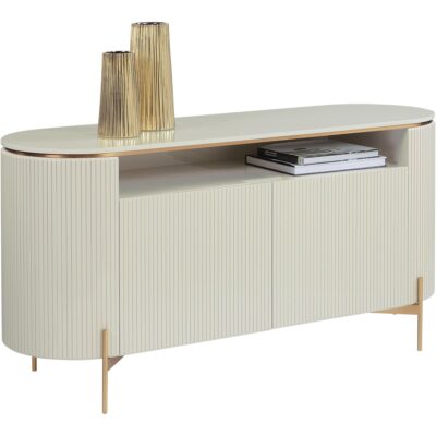 Paloma Sideboard - High Gloss Cream