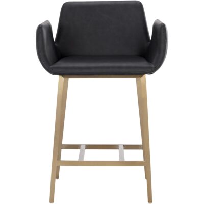 Alternative view of Lucano Counter Stool - Bravo Black