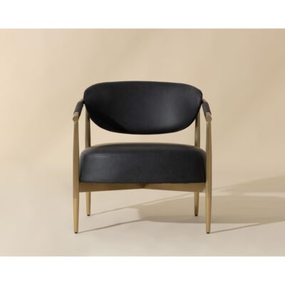 Alternative view of Heloise Lounge Chair - Bravo Black