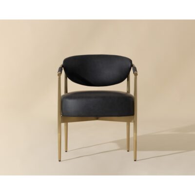 Alternative view of Heloise Dining Armchair - Bravo Black