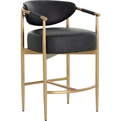 Heloise Counter Stool - Bravo Black