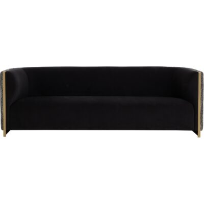 Alternative view of Larron Sofa - Abbington Black / Hobbes Night
