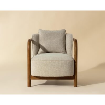 Alternative view of Beatrice Lounge Chair - Dove Cream