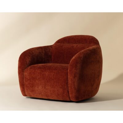 Ismo Swivel Lounge Chair - Opera Spice