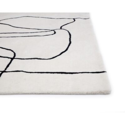 Alternative view of Tilda Hand -Tufted Rug - Ivory / Charcoal - 8' X 10'