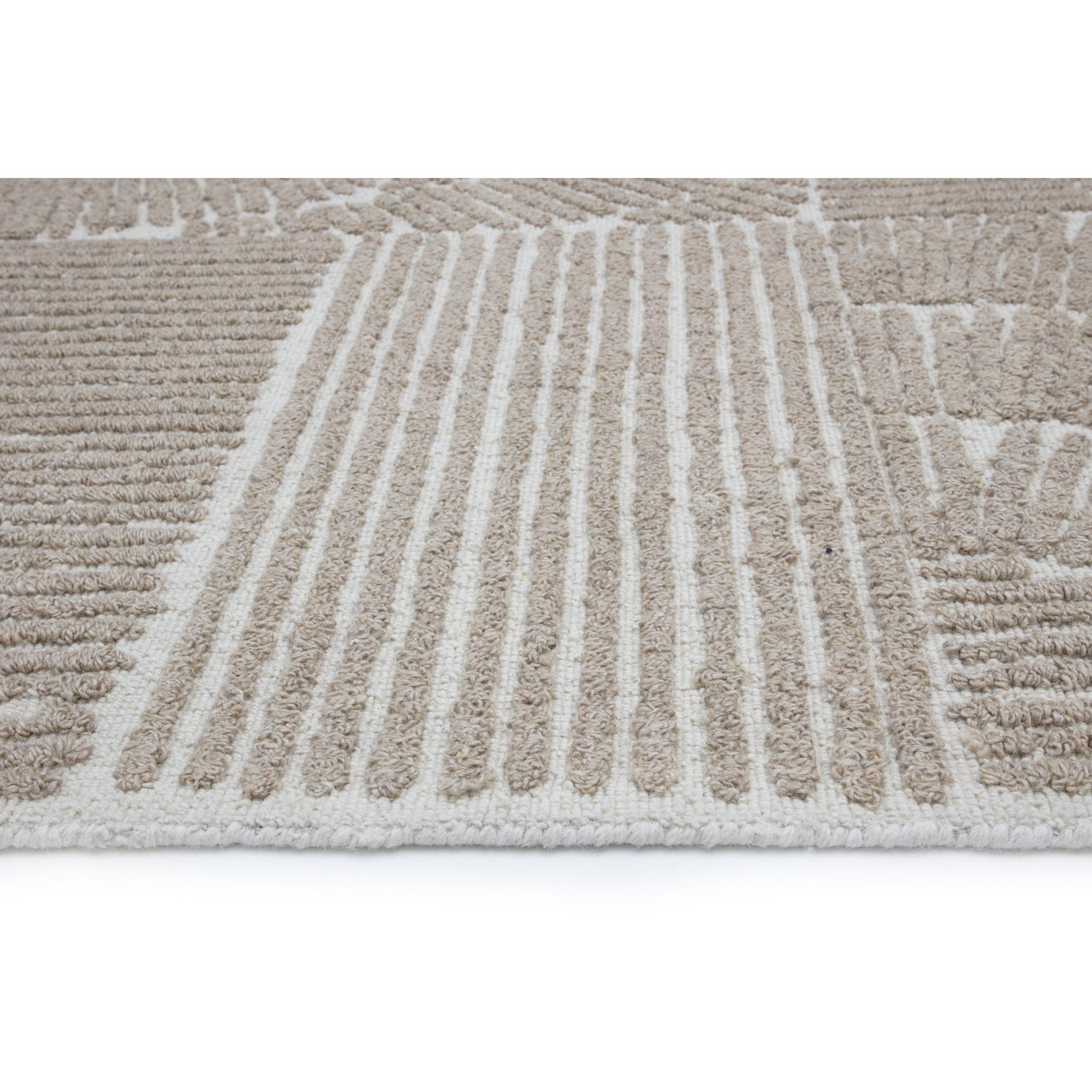 Corinthia Hand-Woven Rug - Ivory/Beige - 8' X 10' - Image 4