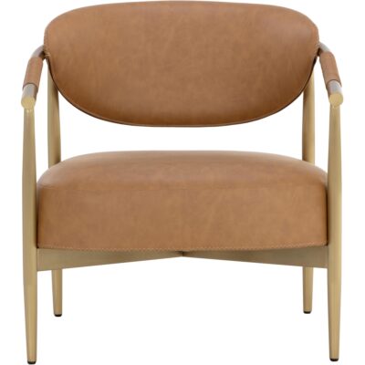 Alternative view of Heloise Lounge Chair - Milliken Cognac