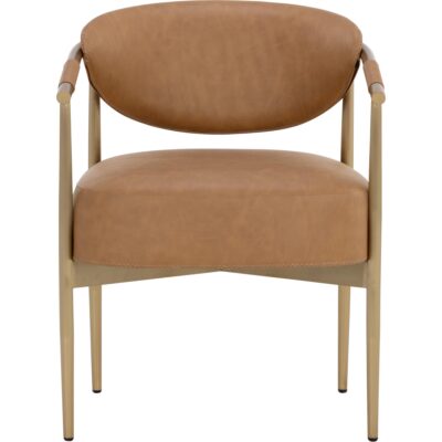 Alternative view of Heloise Dining Armchair - Milliken Cognac