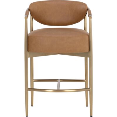 Alternative view of Heloise Counter Stool - Milliken Cognac