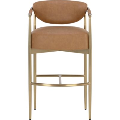 Alternative view of Heloise Barstool - Milliken Cognac