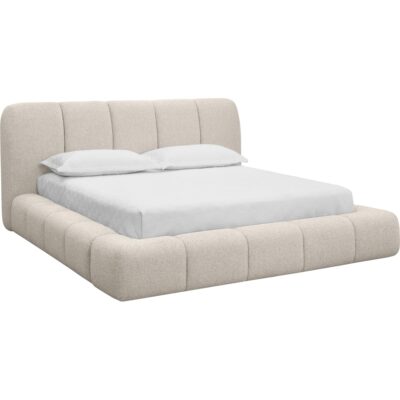 Olena Bed - King - Santa Cruz Oatmeal